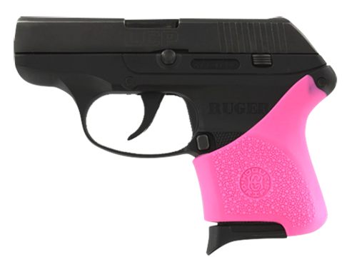 Hogue 18107 HandAll Hybrid Grip Sleeve made of Rubber with Textured Pink Fi