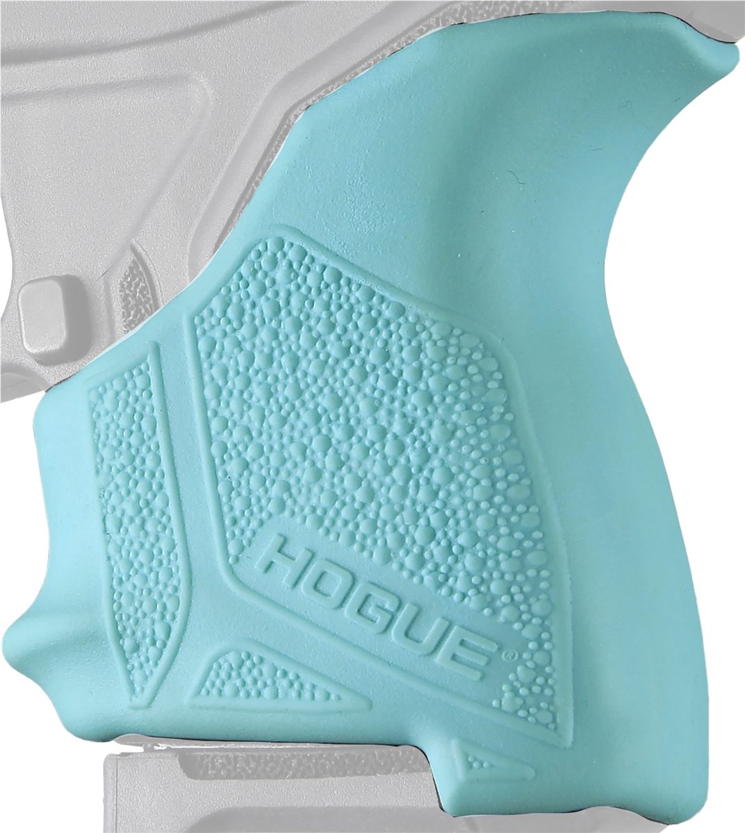 Hogue 18124 HandAll Beavertail Grip Sleeve made of Rubber with Textured Aqu
