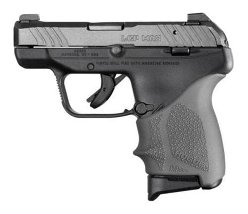 Hogue Combat Grips HandAll Beavertail Sleeve Ruger LCP Max Slate Grey view 2