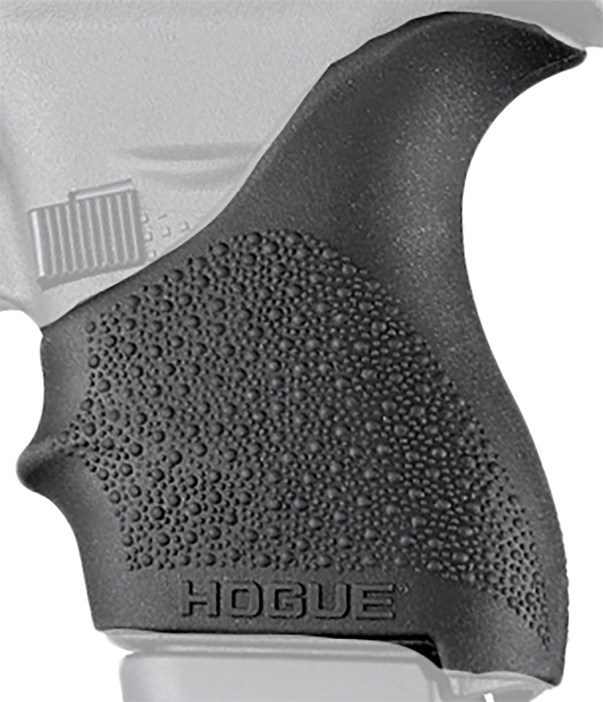 Hogue Combat Grips 18200 HandAll Beavertail Sleeve Textured Black Rubber fo