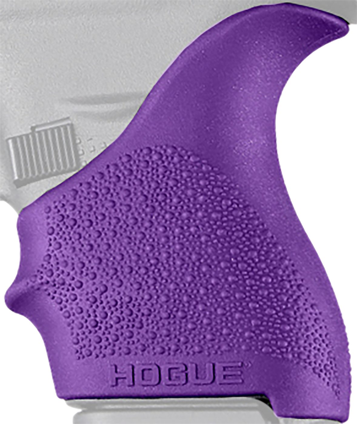 Hogue 18206 HandAll Beavertail Grip Sleeve Textured Purple Rubber for Glock