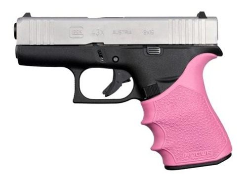 Hogue HandAll Beavertail Grip Sleeve Glock 43X 48 - Pink