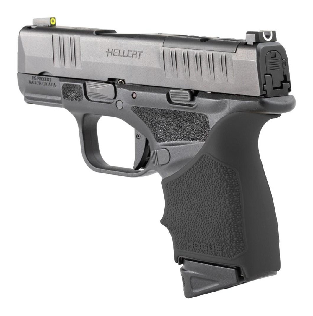 Hogue HandALL Beavertail Grip Sleeve for Springfield Hellcat - Black view 2