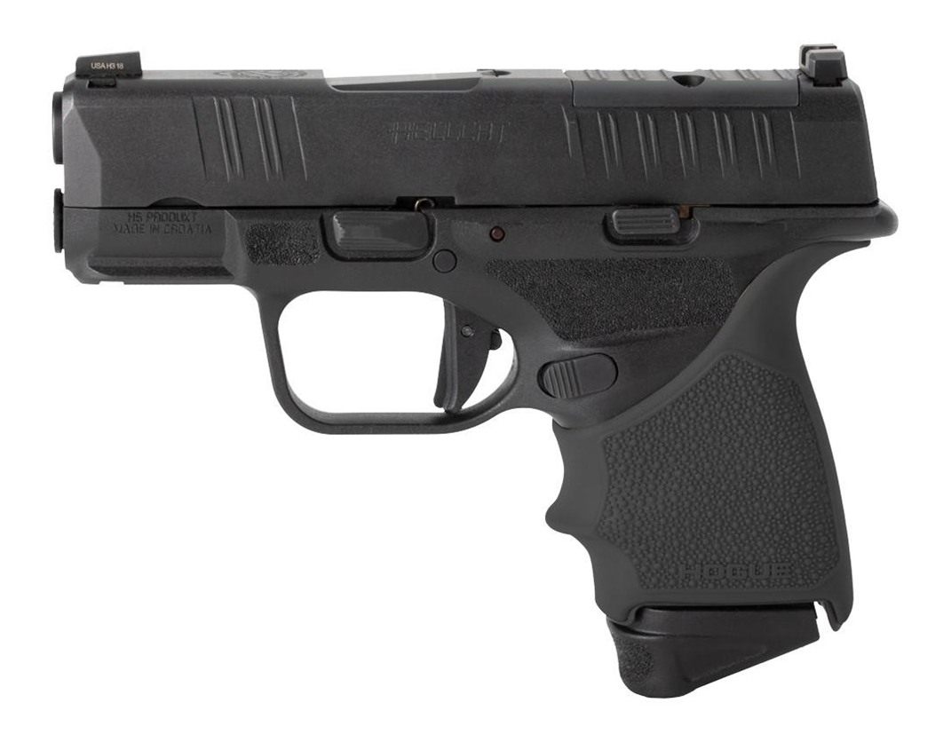 Hogue HandALL Beavertail Grip Sleeve for Springfield Hellcat - Black view 3