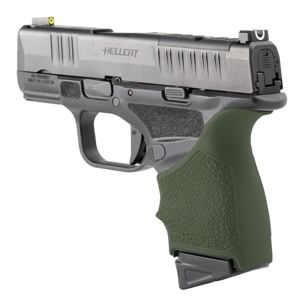 Hogue HandALL Beavertail Grip Sleeve for Springfield Hellcat - Olive Drab G