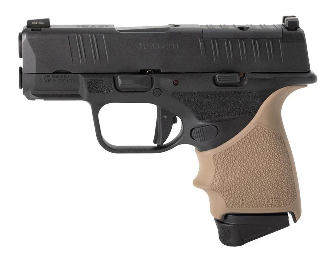 Hogue HandAll Beavertail Grip Sleeve Springfield Armory Hellcat Flat Dark E view 2