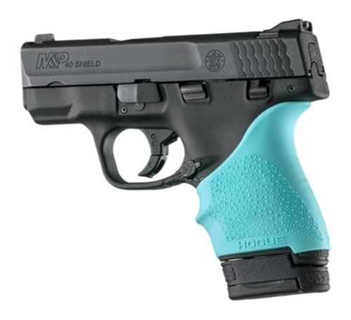 Hogue HandAll Beavertail Grip Sleeve S W M P Shield Ruger LC9-Aqua