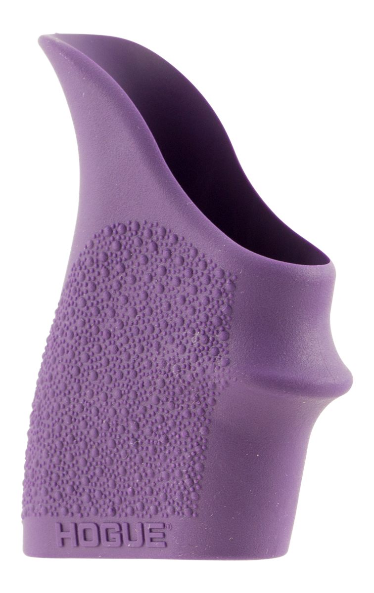 Hogue 18406 HandAll Beavertail Grip Sleeve Textured Purple Rubber for Glock