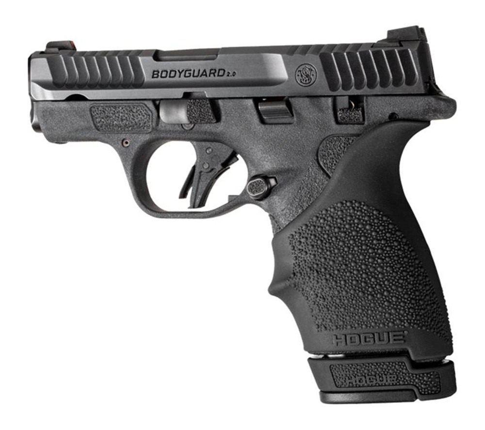 Hogue S W M P Bodyguard 2.0 .380 OverMolded Rubber Grip Extension Base Pad
