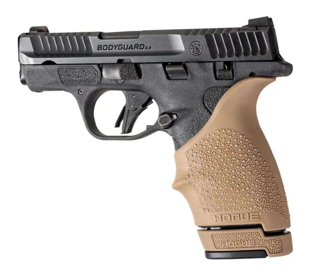 Hogue S W M P Bodyguard 2.0 .380 OverMolded Rubber Grip Extension Base Pad