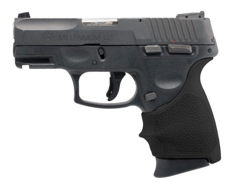 Hogue HandAll Beavertail Hadgun Grip Sleeve for Taurus G2 Black view 3
