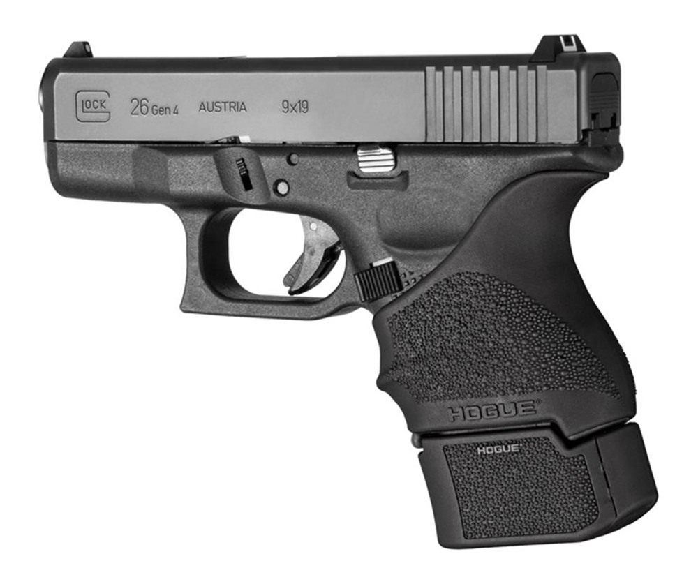 Hogue Glock 19 OverMolded Rubber Grip Extension Base Pad to Convert 10 or 1 view 2