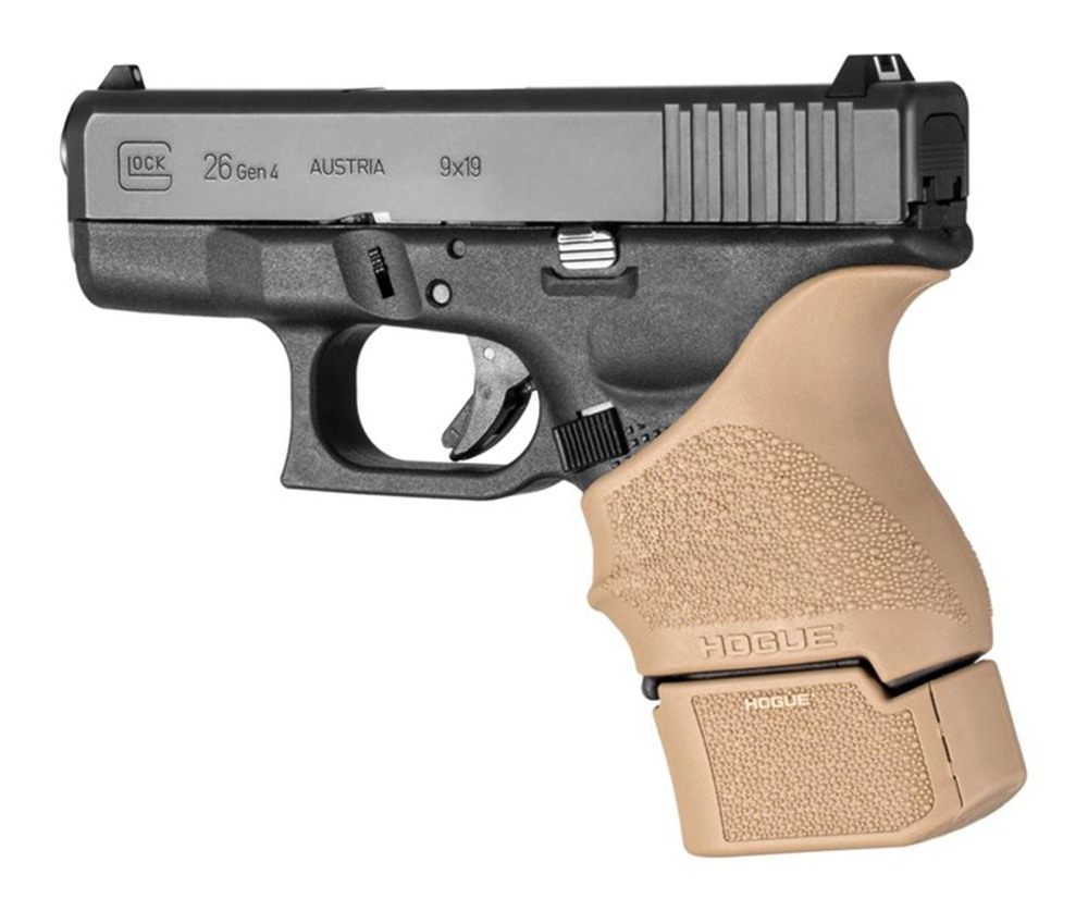 Hogue Glock 19 OverMolded Rubber Grip Extension Base Pad to Convert 10 or 1 view 2
