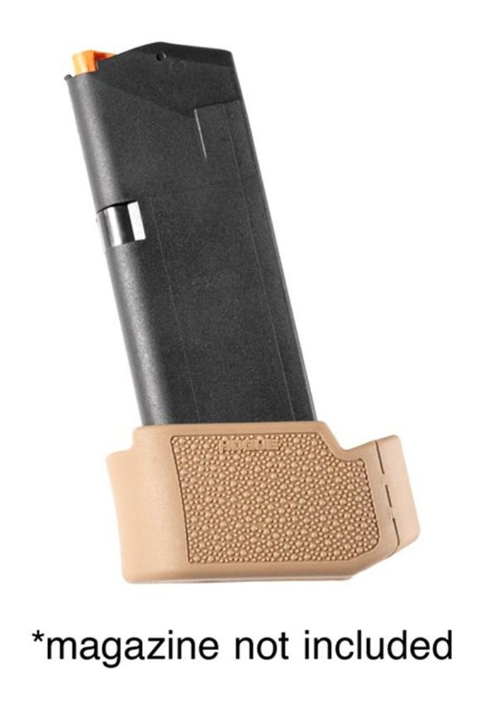 Hogue Glock 19 OverMolded Rubber Grip Extension Base Pad to Convert 10 or 1 view 3