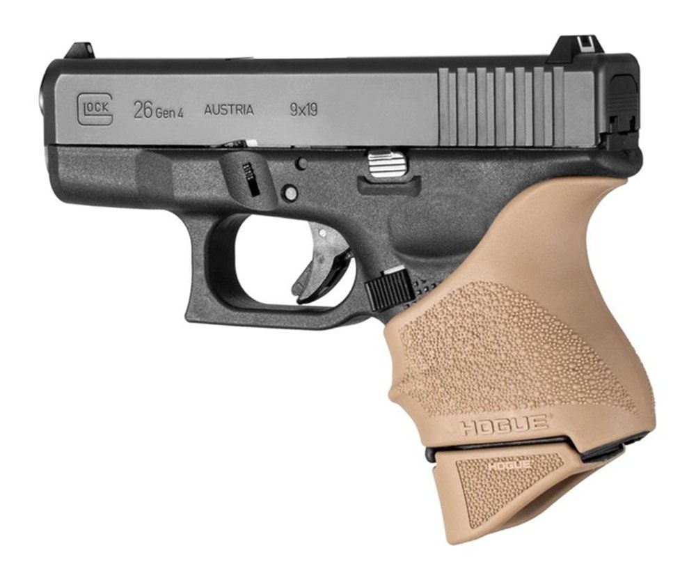 Hogue 18623 Extension Base Pad Fits Glock 26 Compatible w/ 10rd Magazine FD view 2
