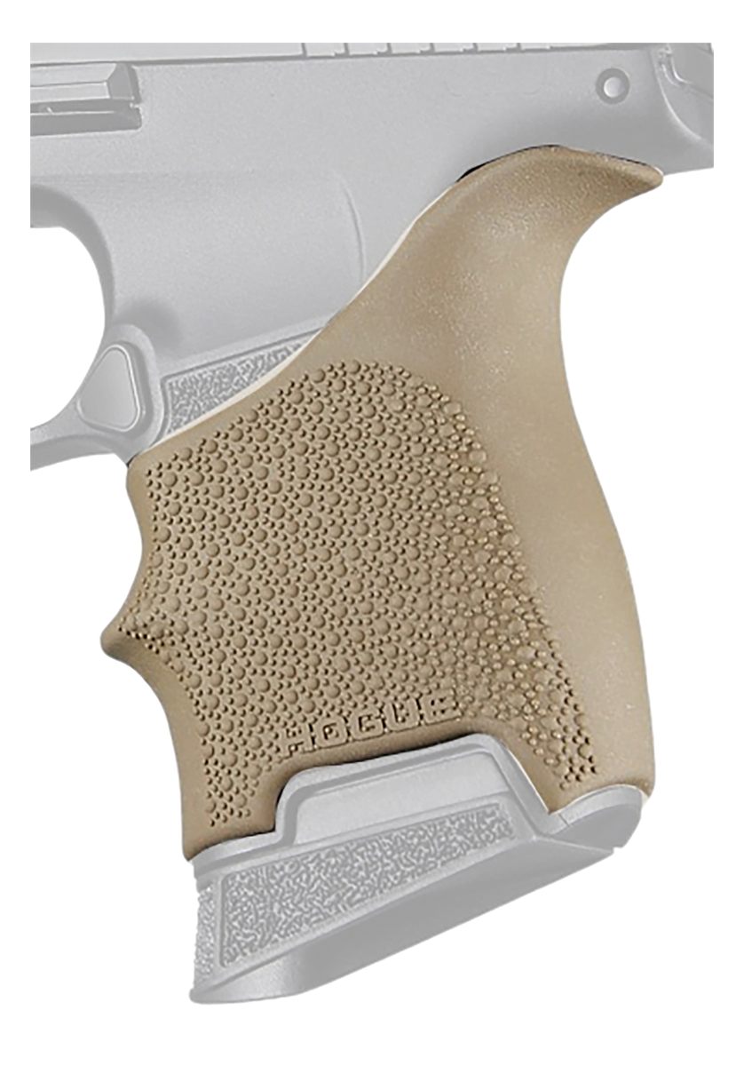 Hogue 18703 Grip Sleeve Handall Beavertail Flat Dark Earth Rubber