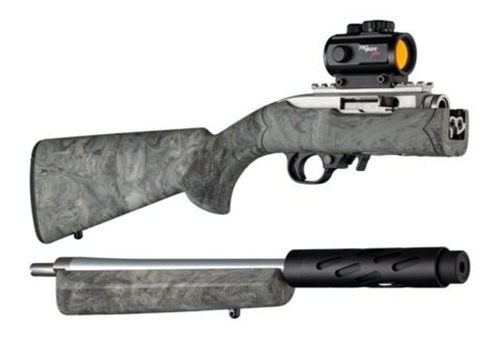 Hogue Ruger 10-22 Takedown Rubber OverMolded Stock with Standard Barrel Cha