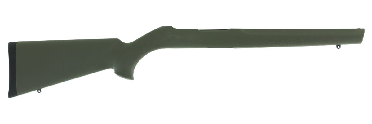 Hogue Combat Grips 22210 OverMolded Rifle Stock Aluminum Pillar Bedded OD G