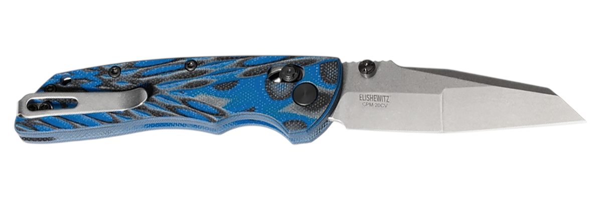 Hogue 24263 Deka 3.25in Folding Modified Wharncliffe Plain Stone Tumbled CP