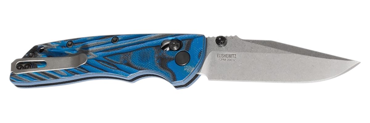Hogue Deka Able Lock Folding Knife 3.25in CPM-20CV Stonewashed Clip Point B