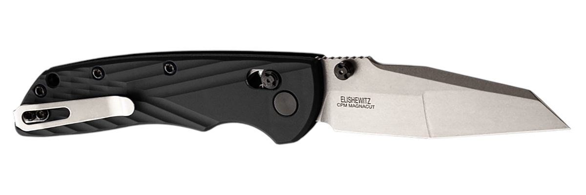 Hogue 24369 Deka 3.25in Folding Modified Wharncliffe Plain Stone Tumbled CP