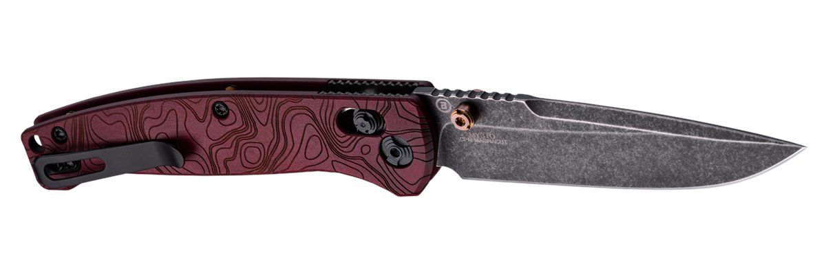 Hogue Knife 24452 Mysto 3.40in Folding Drop Point Plain Black Stonewashed C