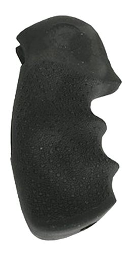 Hogue 25000 Monogrip Finger Grooves Black Rubber Fits S W N with Round Butt view 2