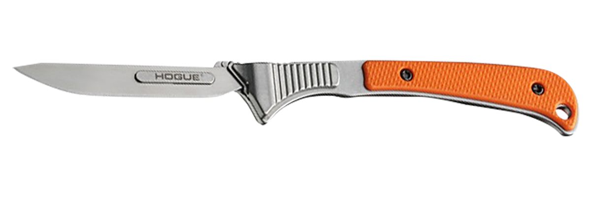 Hogue Combat Grips 35874 Expel 2.050in Fixed High Carbon Steel Blade, Orang