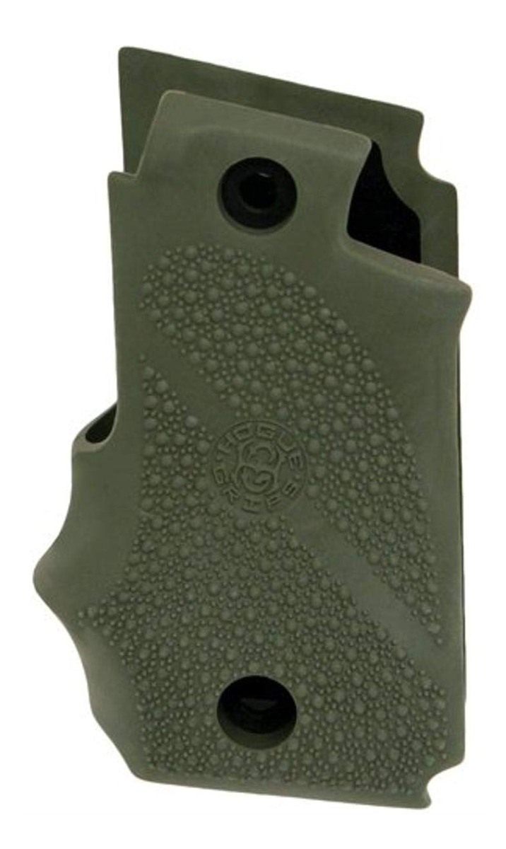 Hogue 38001 SIG Sauer P238 Rubber Grip with Finger Grooves, OD Green