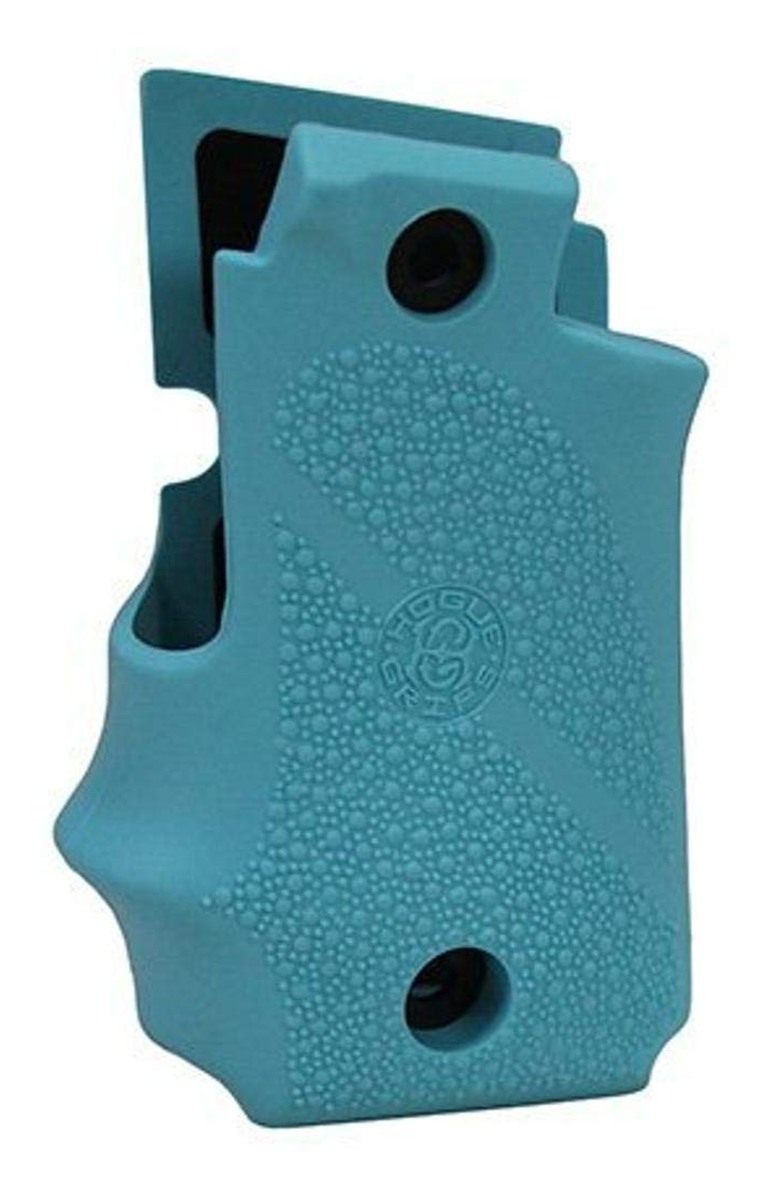 Hogue 38004 Sig P238 Grips, with Finger Grooves, Aqua