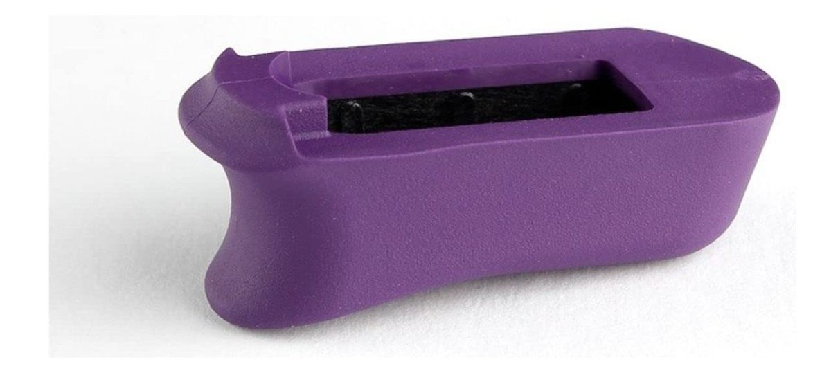 Hogue Kimber Micro 9 Rubber Magazine Extended Base, Purple