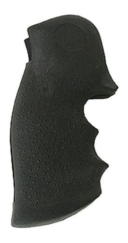 Hogue 46000 OverMolded Monogrip Black Rubber with Finger Grooves for Colt P