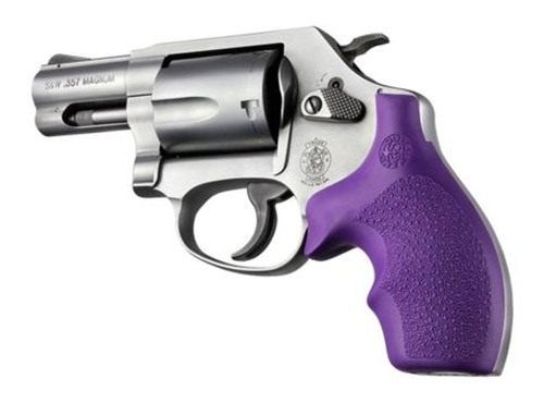 Hogue 61006 S W J Round Butt Grip, Bantam, Purple view 2