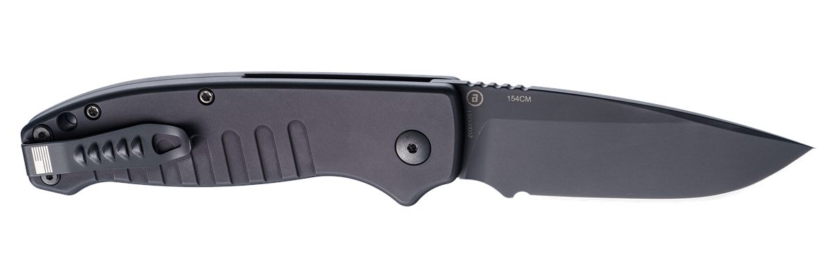 Hogue Knife 64130 Ballista I Automatic 3.50in Folding Drop Point Black Cera