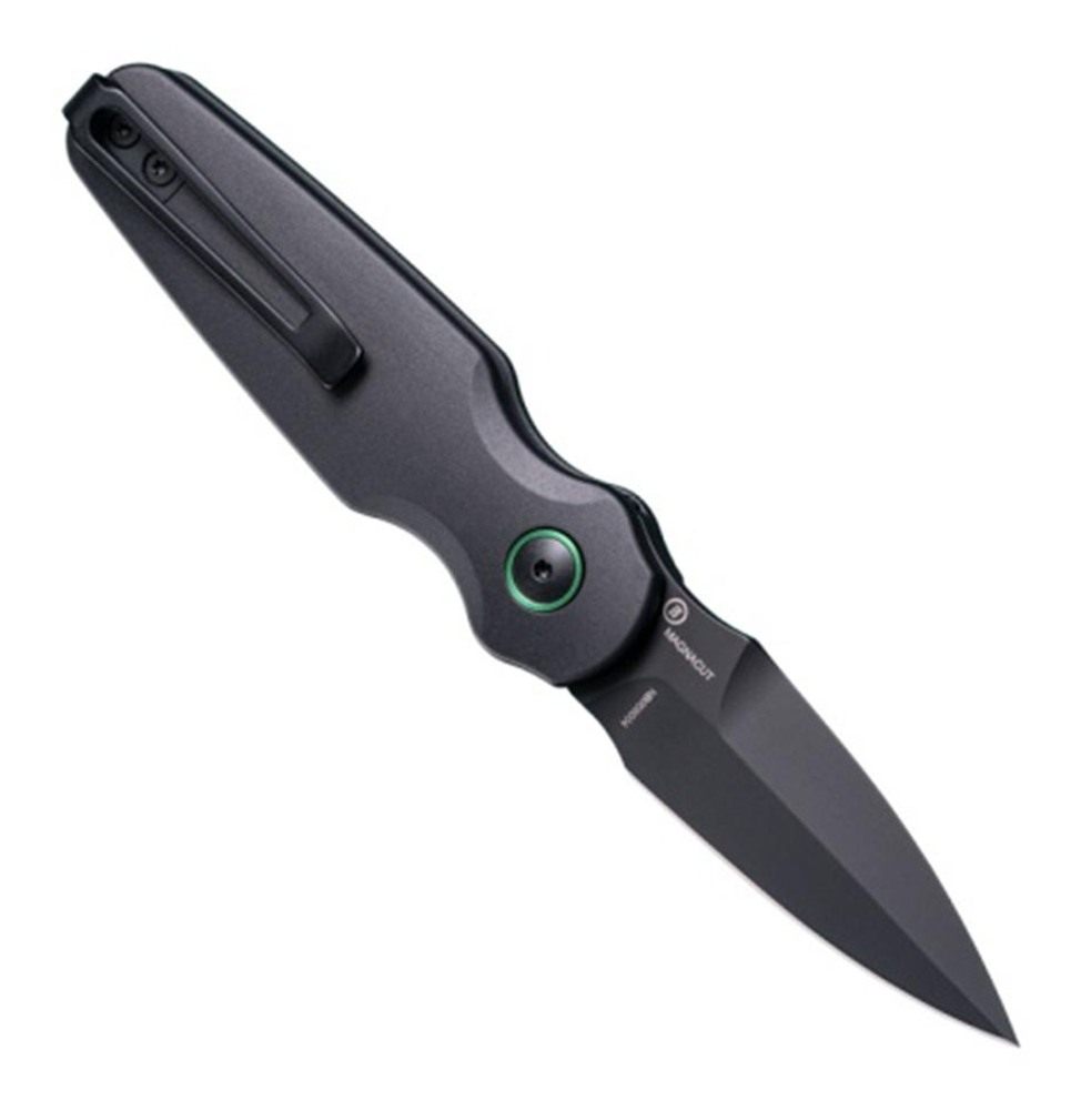 Hogue Knife Ballista-II 2.6in Button Lock Automatic - Bayonet Blade Black F view 3