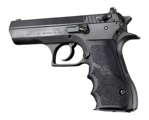 Hogue 76000 Rubber Grip Black with Finger Grooves for Magnum Research Baby