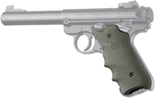 Hogue Ruger MKIV Rubber Grip with Finger Grooves OD Green