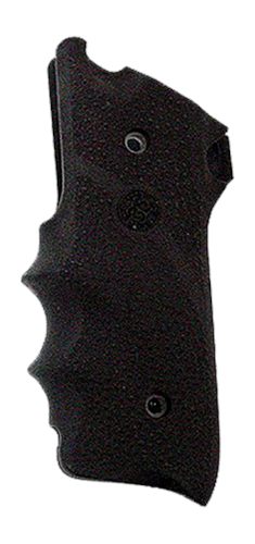 Hogue 82000 Rubber Grip Black with Finger Grooves for Ruger Mark II, III