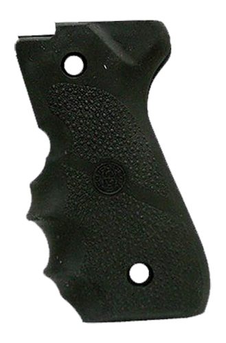 Hogue 92000 Rubber Grip Black with Finger Grooves for Beretta 92F, 96