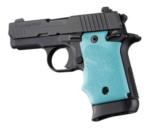 Hogue Hunting Grip Sig P938 Rubber with Finger Grooves view 2
