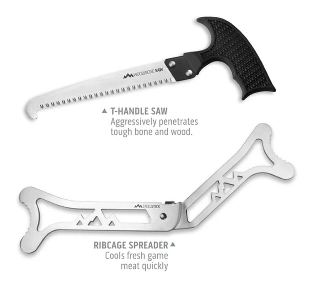 Outdoor Edge BL1 ButcherLite 4.30in/4.50in/5.9in/6in Folding Plain/Saw 420J view 6