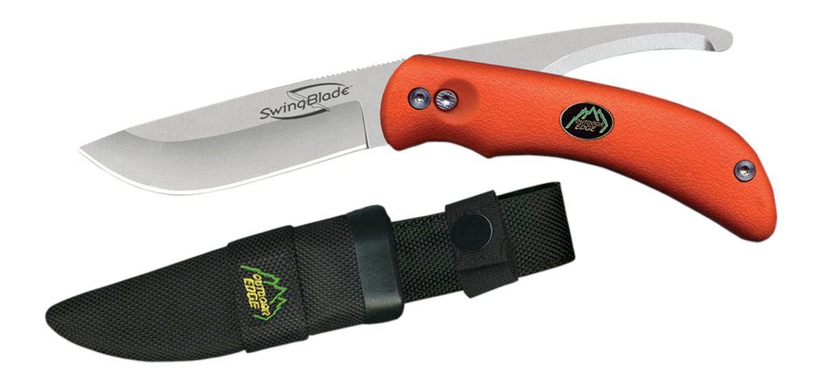 Outdoor Edge SZ20NC SwingBlade 3.60in/3.20in Folding Skinning/Gutting Plain view 5