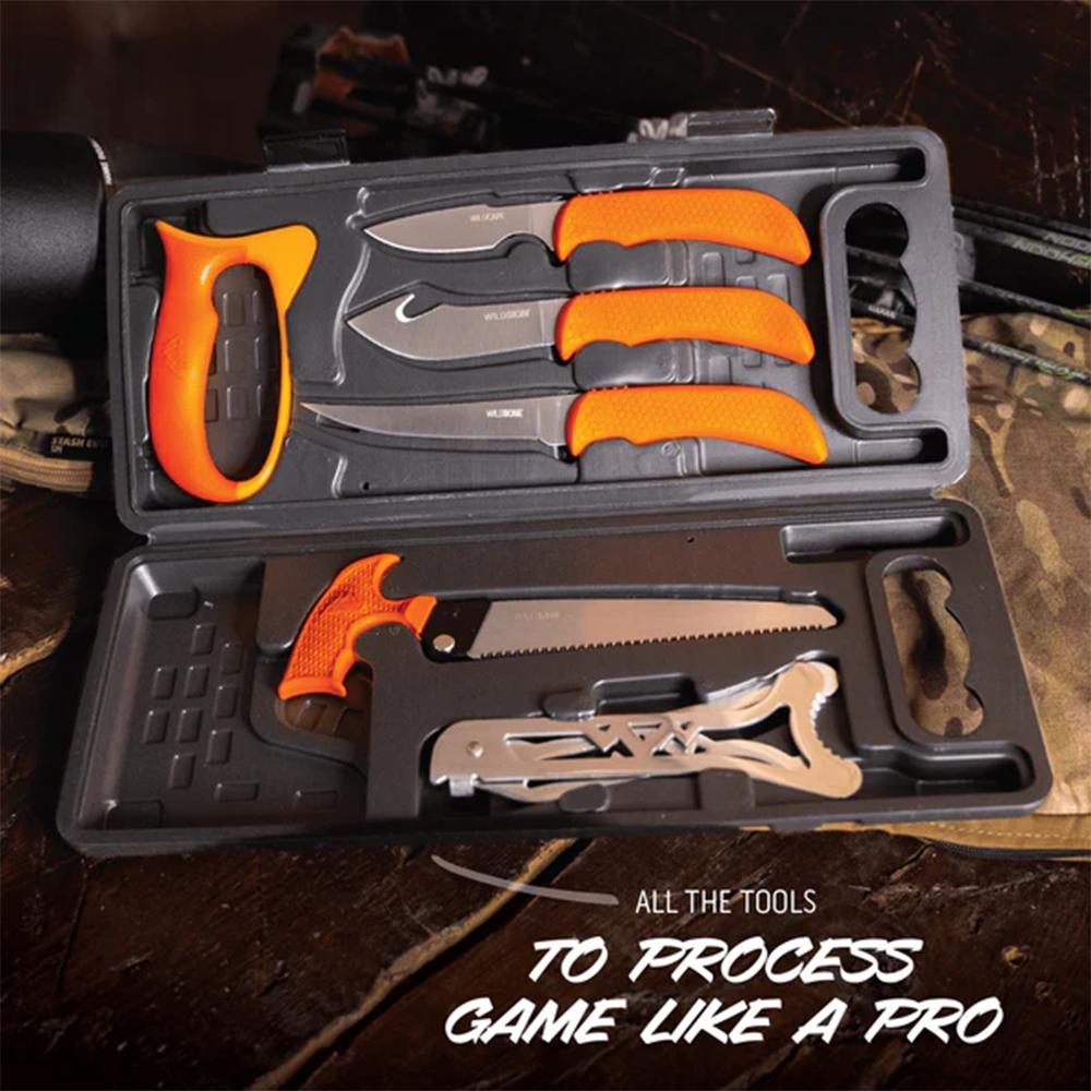 Outdoor Edge Cutlery WP2 Wild Pak Multiple Skinner w/Gut Hook/Saw/Caper Pla view 4