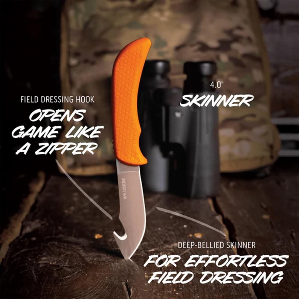 Outdoor Edge Cutlery WP2 Wild Pak Multiple Skinner w/Gut Hook/Saw/Caper Pla view 7