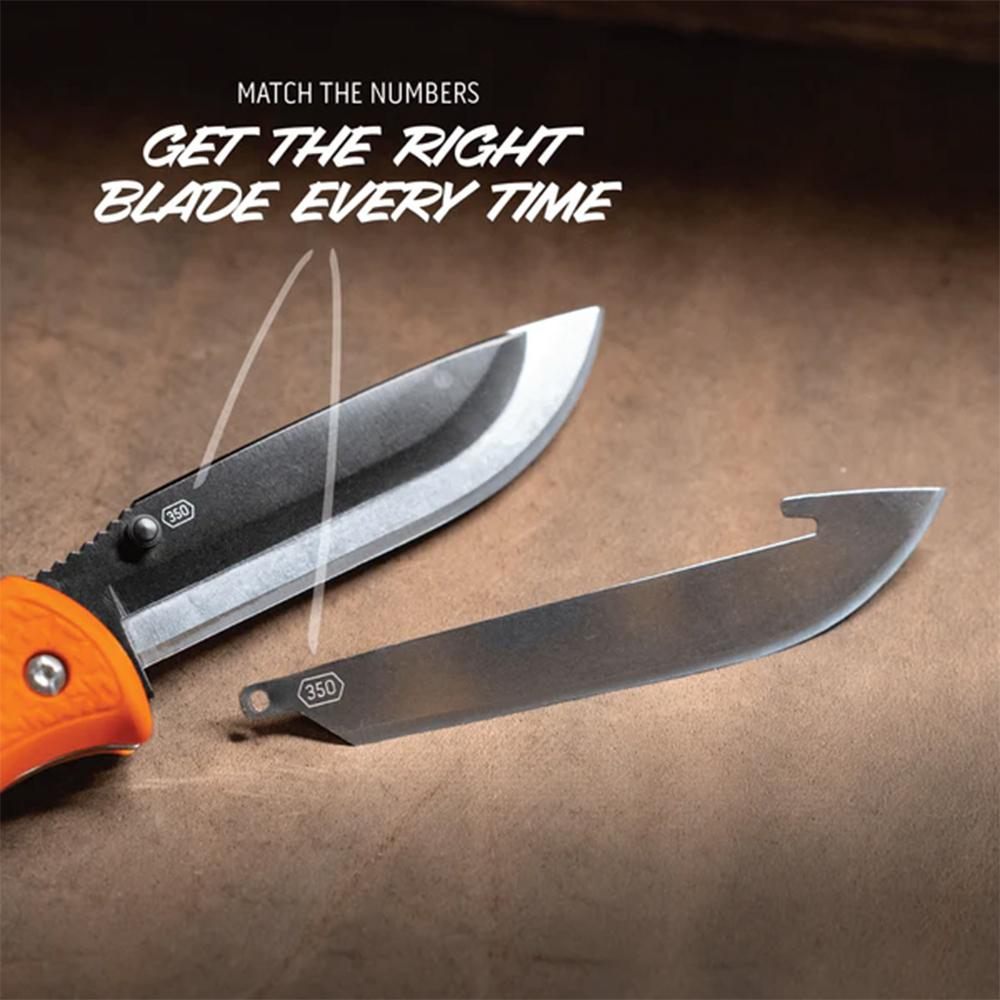 Outdoor Edge Razor-Lite Folding Knife, (6 Blades, Clam), Black view 2