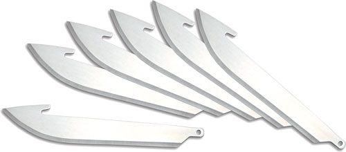 Outdoor Edge RR6 Replacement Blades RazorLite Drop Point 3.50in 420J2 Stain view 7