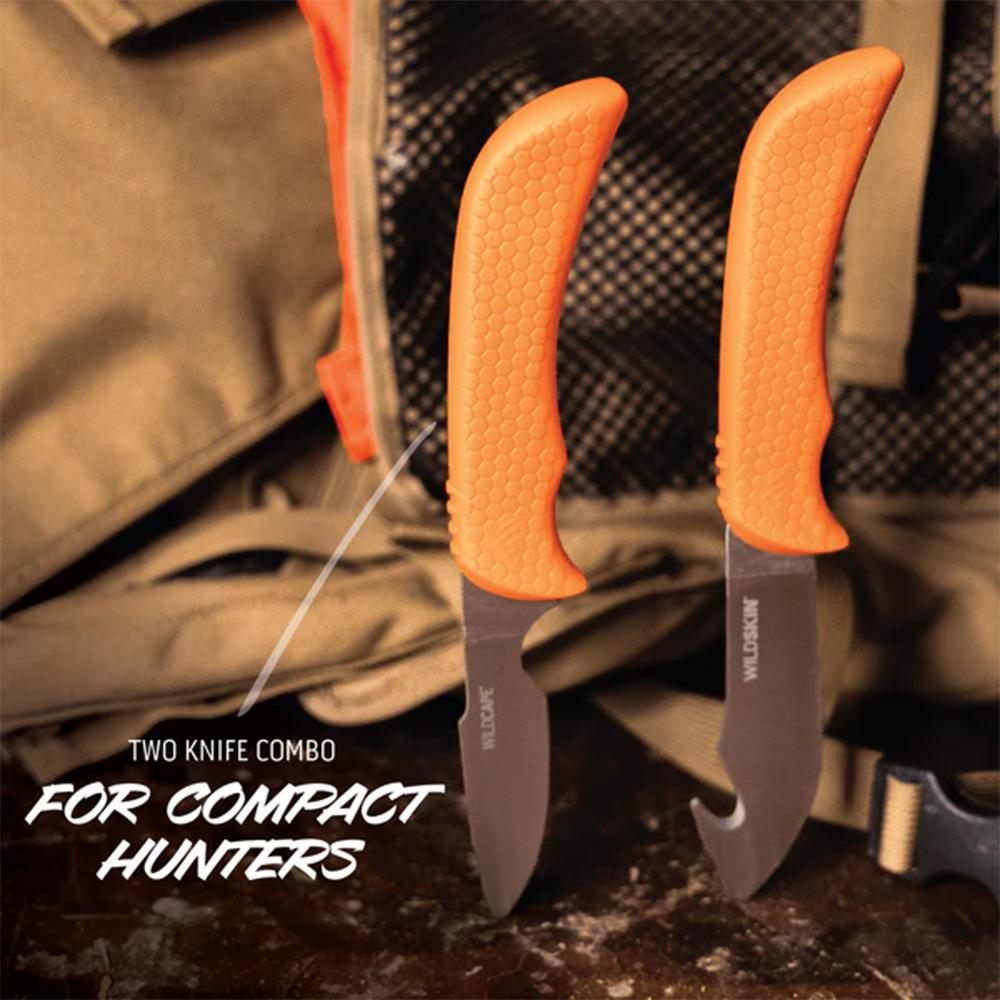 Outdoor Edge WR1C WildPair 2.50in/4in Fixed Gut Hook/Caper Plain/Gut 420J2 view 3