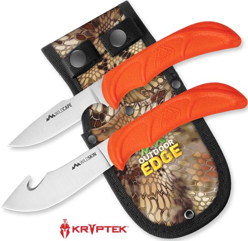 Outdoor Edge WR1C WildPair 2.50in/4in Fixed Gut Hook/Caper Plain/Gut 420J2 view 7