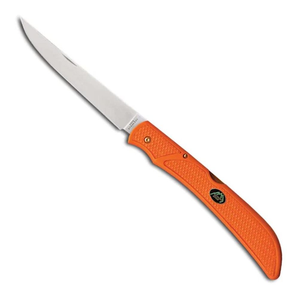 Outdoor Edge FieldBone Folding Knife 5in Boning Blade Orange view 3