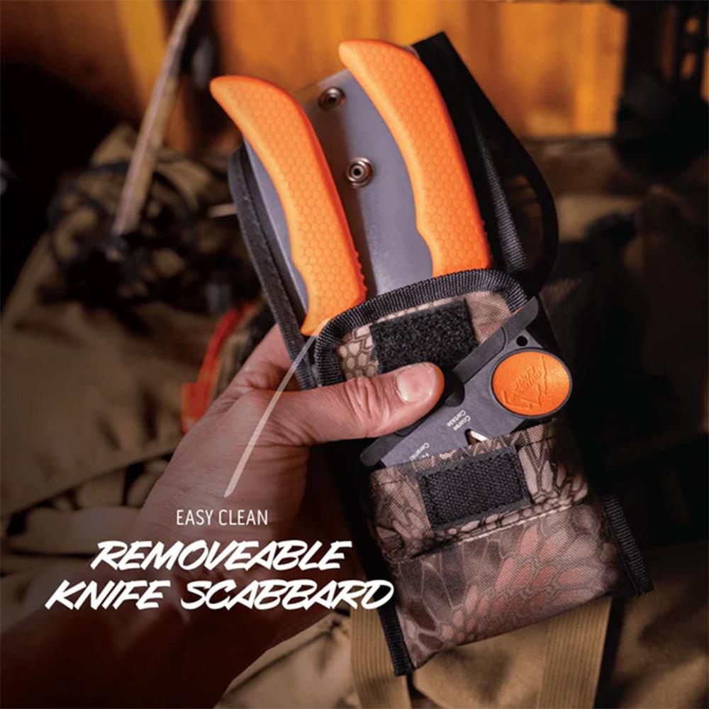 Outdoor Edge WildBone Two-Knife Combo with Sharpener 5in Boning Blade 4in S view 3